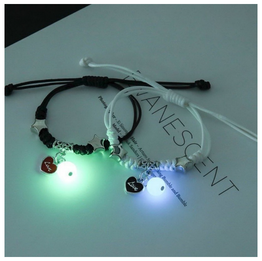 2Pcs Glow in the Dark Luminous Bracelet For Women Adjustable Fashion Women Men Couple Bracelet Best Friends Bracelets B14