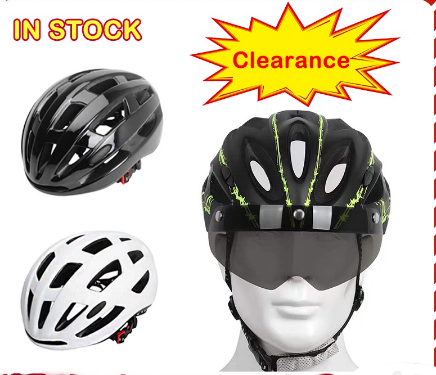 Bike Helmet Ultralight Triathlon Helmet Sun Visor Helmet With Goggles Cycling bicycle Helmets