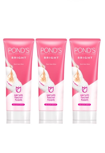 Ponds Bright Beauty Facial Foam 100G BUNDLE OF 3