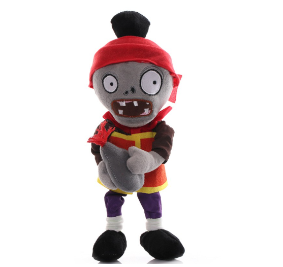 30CM Plants vs Zombies Plush Doll Peashooter SplitPea Clown Zombie Figures Soft Stuffed Toys Kids Halloween Gift Z25