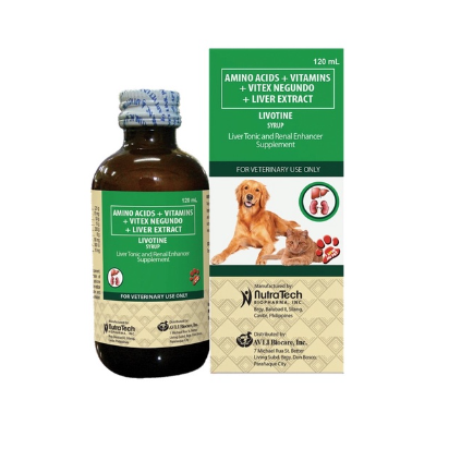 Livotine Syrup(Liver Supplement) for Dogs and Cats  120ml