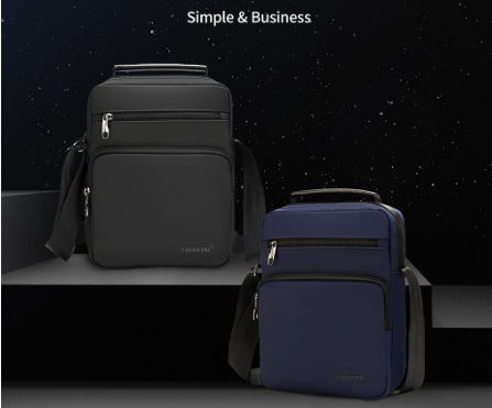Tigernu High Quality 10 Inch Waterproof Sling Bag Men Fashion Messenger Business Shoulder Travel Crossbody Bags 5200