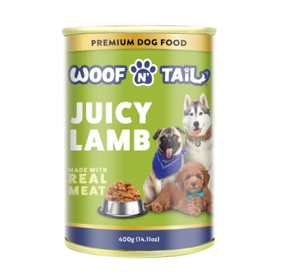 Woof N' Tail Juicy Lamb 400g