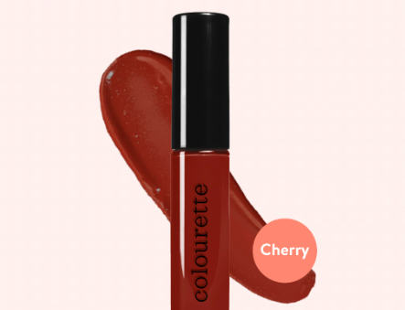 Colourette Colourtint in Cherry (Fresh) [Long-Lasting, Matte Lip Tint, Liptint, Cheek Tint] - Makeup