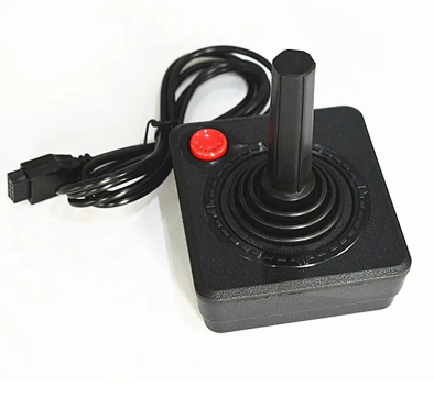 Ruitroliker Retro Classic Joystick Controller Gamepad for atari 2600 Console System Black 45BD