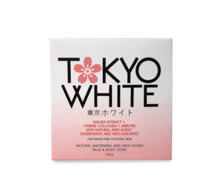 TOKYO WHITE Natural Whitening and Anti Aging Soap 100G