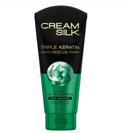 Cream Silk Triple Keratin Rescue Hair Fall Defiance Ultra Conditioner 340ml