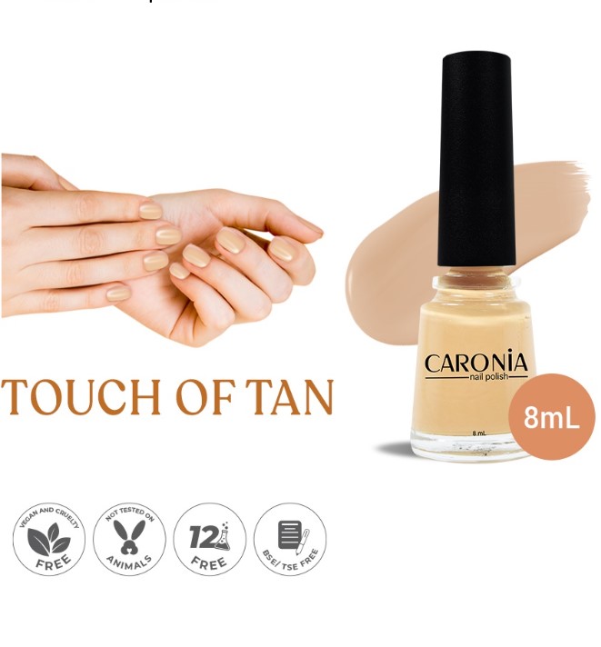 Caronia Nail Polish Touch of Tan 8ml