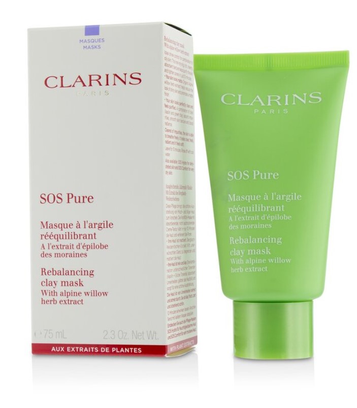 Clarins SOS Pure Rebalancing Clay Mask with Alpine Willow
