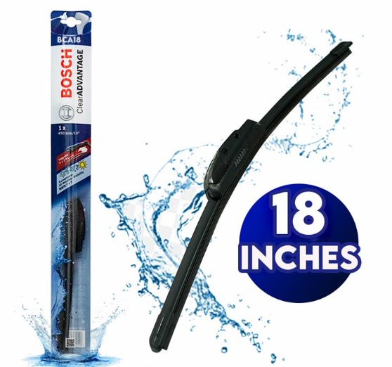 Bosch Wiper Clear Advantage BCA18 18' ' Exceptional All Weather Visibility 1x 450mm/18' '