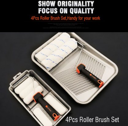 Harden 620134 9" 4Pcs Roller Brush Set Authentic