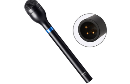 Boya BY-HM100 Handheld Wired Dynamic Microphone Professional Omnidirectional for Sing Karaoke Interview Mic with Pouch