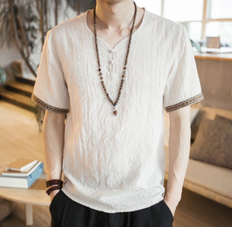 Plus Size Summer Men's Shirts Plain Color Korean Fashion Men Short Sleeve Hawaii Short Sleeve Shirt Light Weight Clothing