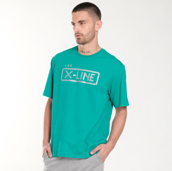 Lee Xline T-shirt for Men in Parakeet