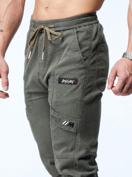 Men's Multi-Pocket Slim Fit Workwear Casual Pants
