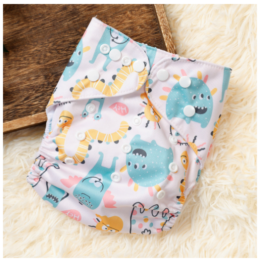 1Pcs Baby Diapering Waterproof Reusable Adjustable Eco-Friendly Polyester Baby Cloth Diapers A8