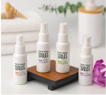 Fresh  Bamboo Poop Spray Odor Buster Poop Ninja Poo Spray Toilet Deodorizer Disinfectant