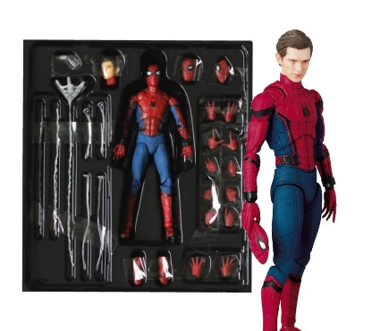 ML PVC Action Figure Spiderman Homecoming Mafex 047 Toy Gift No Box