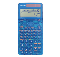 Sharp Scientific Calculator EL-W506T-BL Transparent 640 Functions - School & Office Supplies