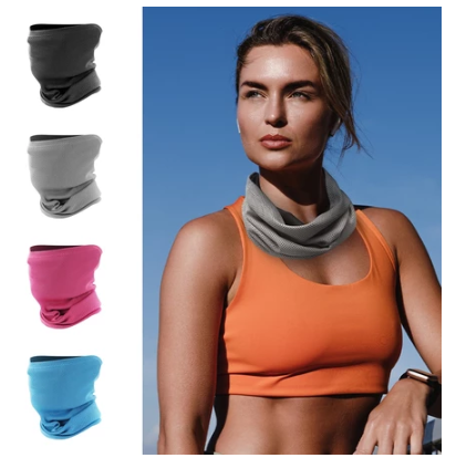 WRELS cooling neck gaiter, suitable for both men and women, can cool down and absorb sweat during outdoor running in summer