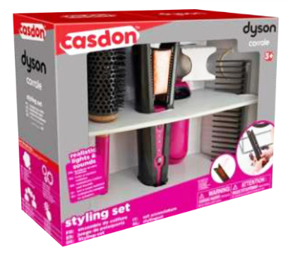 Casdon Dyson Corrale Styling Set with Realistic Lights & Sounds Toys