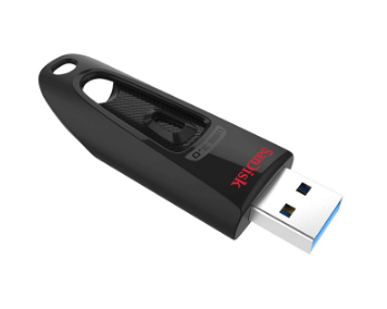 SanDisk Ultra CZ48 16GB USB 3.0 Flash Drive Black