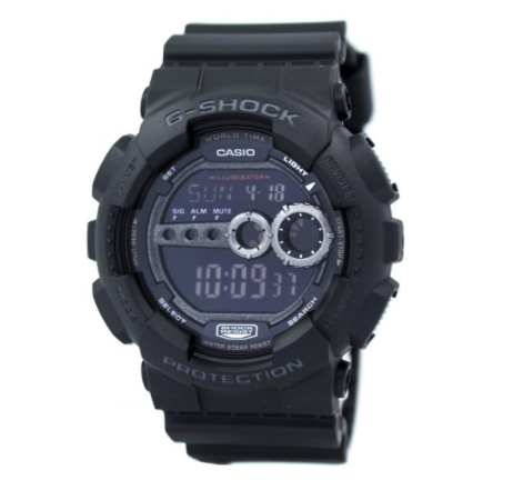 Casio G-Shock Black Resin Watch For Men CGD-100-1BDR
