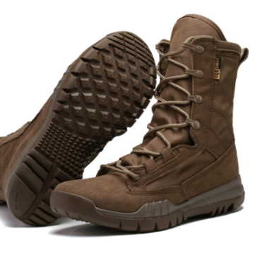 Men Military Army Boots Special Force Waterproof Leather Desert Combat Work Shoes Tactical Ankle