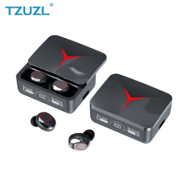 TZUZL TWS M90 Wireless Gaming Bluetooth 5.2 Sport Music Earphone With Charging Box For All Smartphones
