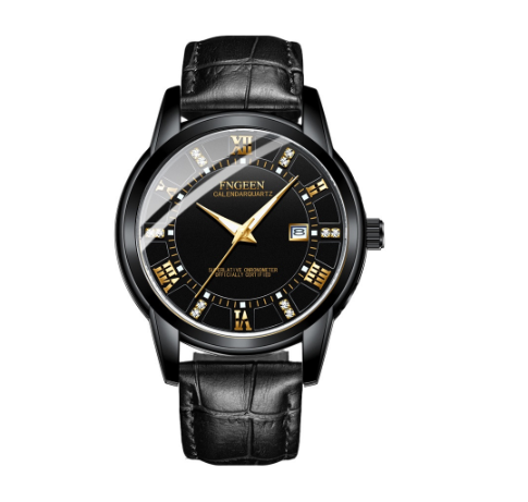 Binbond Original Luxury Watch Men's Calendar Fashion Casual Fashion Business Ultra-Thin Waterproof Men's Watch M6