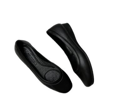 Classic Pointed Toe Black Shoes for Women