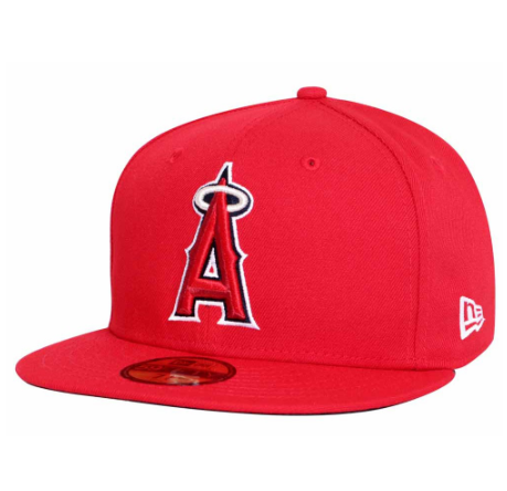 Anaheim Angels MLB AC Perf Red 59FIFTY Fitted Cap (ESSENTIAL)