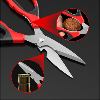 Mitsushi kitchen scissors Gunting Stainless Multi-purpose Stainless Steel Scissors Cut Meat scissors