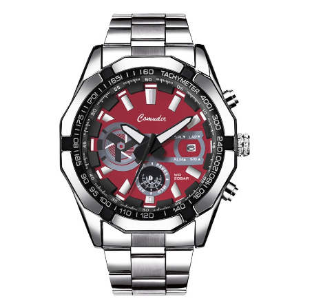 Original Luxury Stainless Steel Luxury Fashion Business Men's Watch Calendar Waterproof Luminous Watch M2