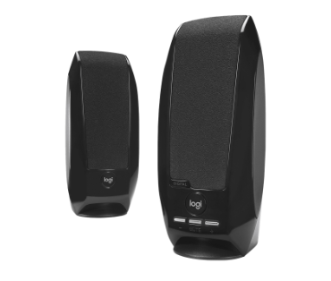 Logitech S150 Crystal-clear Sound, Slim Design, Easy Control USB Stereo Speaker (980-001368)
