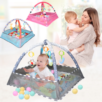 Baby Gym Mat & Sensory Baby Tummy Time Activity Play Mat Play Activity Gym