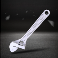 Deli 8" Adjustable Wrench Multifunctional Industrial Wrench High Hardness Forged Wrench DL008A
