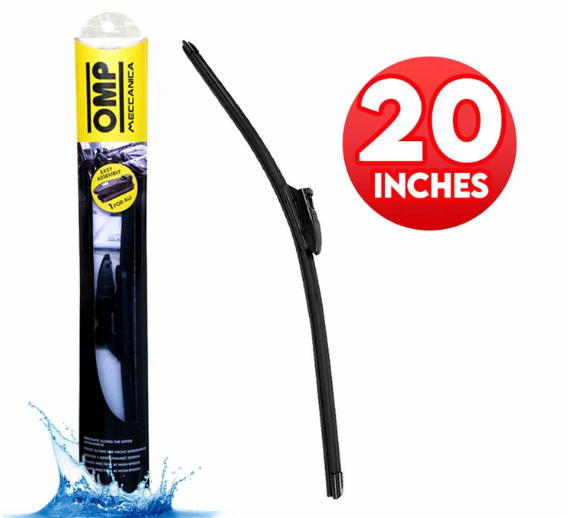 OMP Flat Wiper Blade 20"/500mm OMP160120 for BMW E36, Ford Escape, Expedition, Honda Civic, Accord
