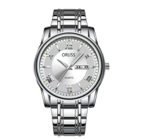 Original ORUSS Women Waterproof Simple Ultra-Thin Luxury Business Fashion Watch Automatic Quartz Dual Watch M7