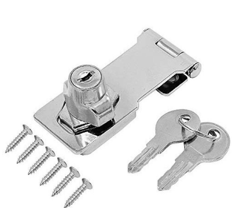 Ares Cod Safety Hasp Lock Keyed Hasp Stainless High Quality