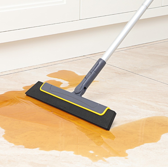 180 Degrees Rotatable Mop Aluminum Floor Wiper Magic Broom Sweeping Hair Artifact