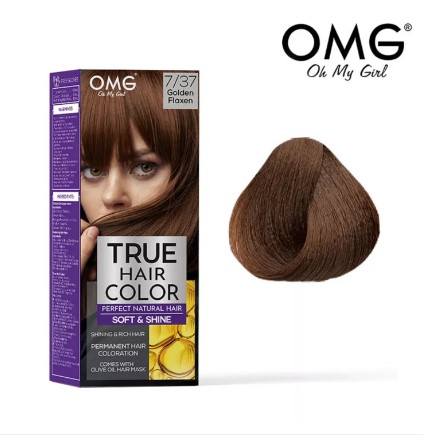 OMG True Hair Color 60ML - 7.37 Golden Flaxen