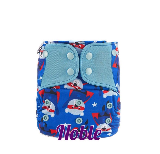Booldeet Posh Cloth Diaper Newest Prints with 4-Layer Contoured Microfiber Insert S8