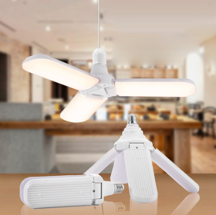 Foldable Fan Blade Led Light Bulb