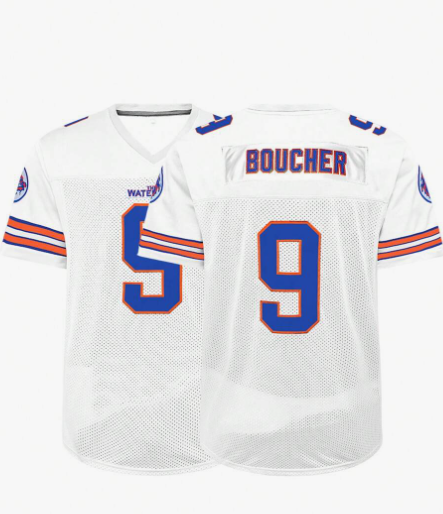 Men's Football Jersey Number 9, White American Football Shirt With V-Neck, Embroidered Short Sleeve Athletic Tee San Francisco 74ers