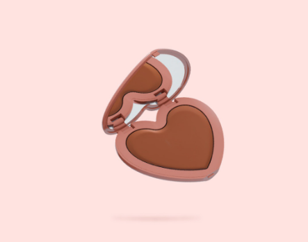 Chu Chu Beauty Heart Lip Balm in Milky Latte