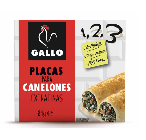 Gallo Pre Cooked Canneloni Sheets 84g