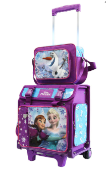 Disney Frozen Elsa and Anna School Box Type Trolley Set