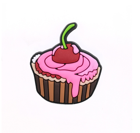 Cute Sushi Food Jibbits Charm Cake Milktea Shoe Charms Dimsum Siomai Jibits Croc Pin Fries Egg Jibitz Crocs F9