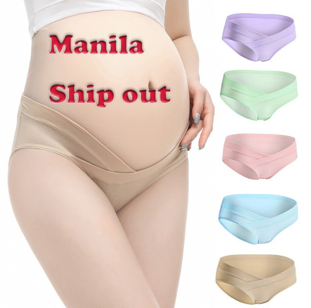 Maternity Underwear Women Pregnant Panties Cotton U-Shaped Low Waist Pants